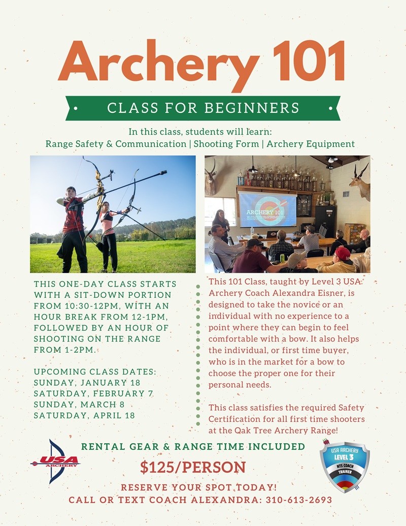 Archery 101 Class