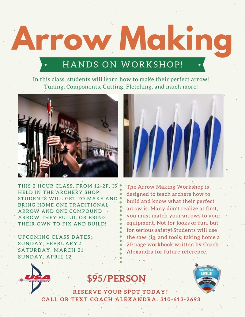 Arrow Making Workshop