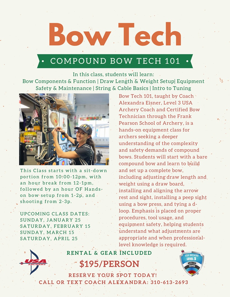 Bow Tech Class