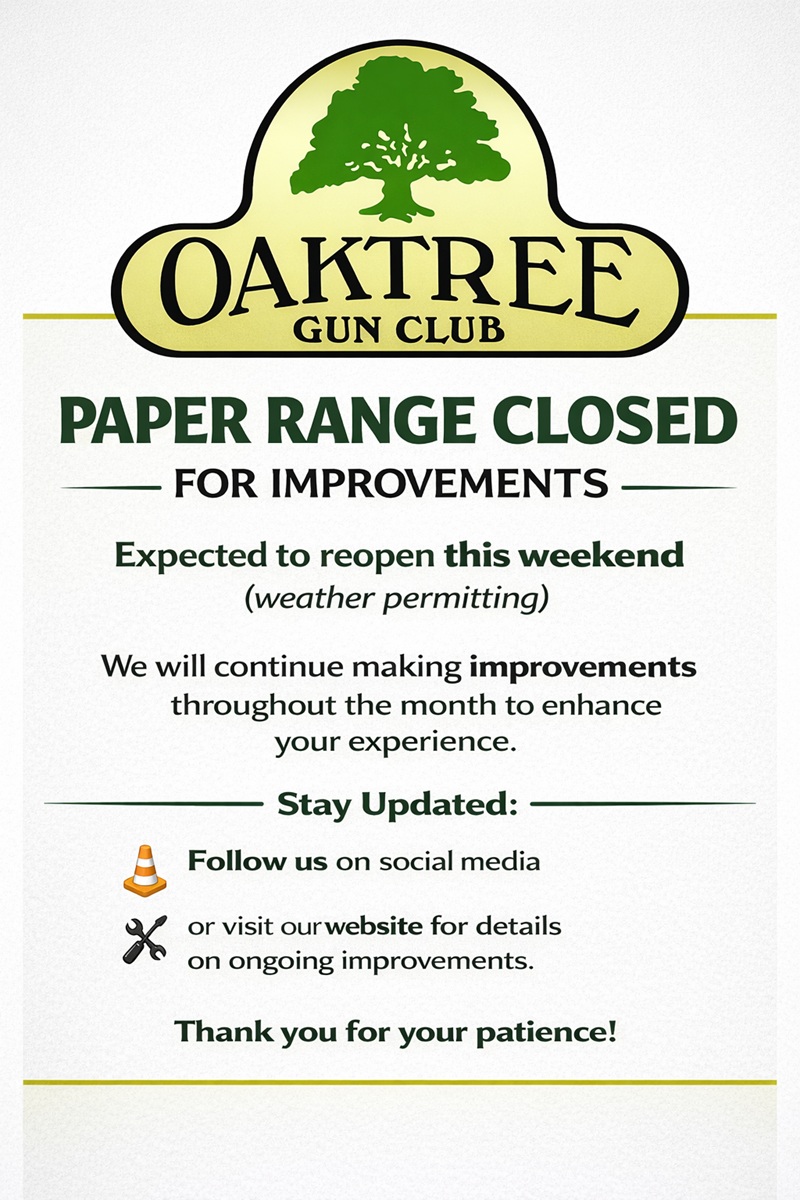 Paper Bays Closed This Week